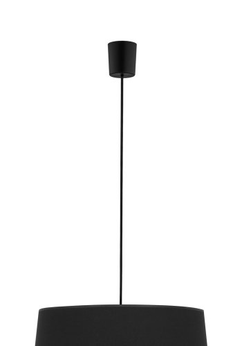 TK Maja loftlampe - sort stof og sort plastik