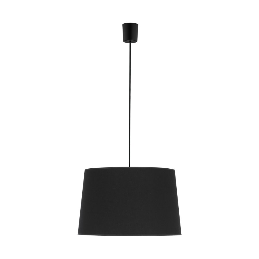 TK Maja loftlampe - sort stof og sort plastik