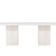 VENTURE DESIGN Olga spisebord, rektangulr - hvidvasket MDF (200x90)