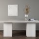 VENTURE DESIGN Olga spisebord, rektangulr - hvidvasket MDF (200x90)