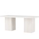 VENTURE DESIGN Olga spisebord, rektangulr - hvidvasket MDF (200x90)
