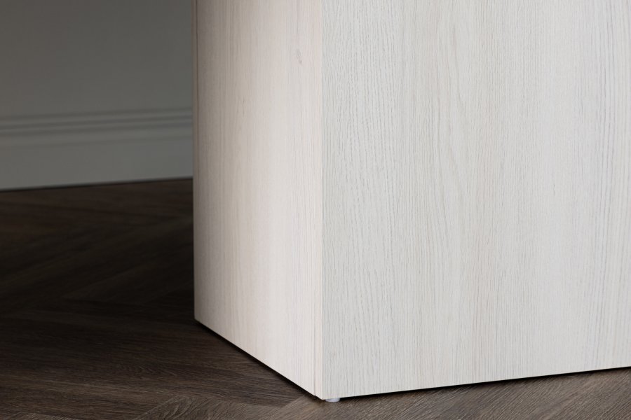 VENTURE DESIGN Olga spisebord, rektangulr - hvidvasket MDF (200x90)