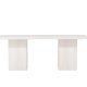 VENTURE DESIGN Olga spisebord, rektangulr - hvidvasket MDF (200x90)