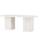 VENTURE DESIGN Olga spisebord, rektangulr - hvidvasket MDF (200x90)