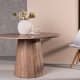 VENTURE DESIGN Lanzo spisebord, rund - natur MDF (120)