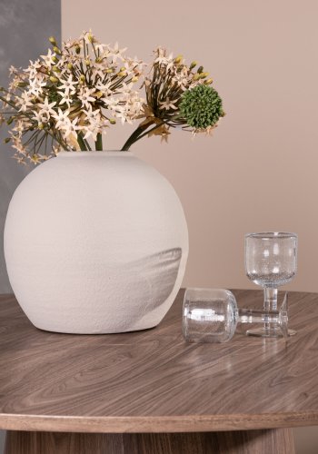 VENTURE DESIGN Lanzo spisebord, rund - natur MDF (120)