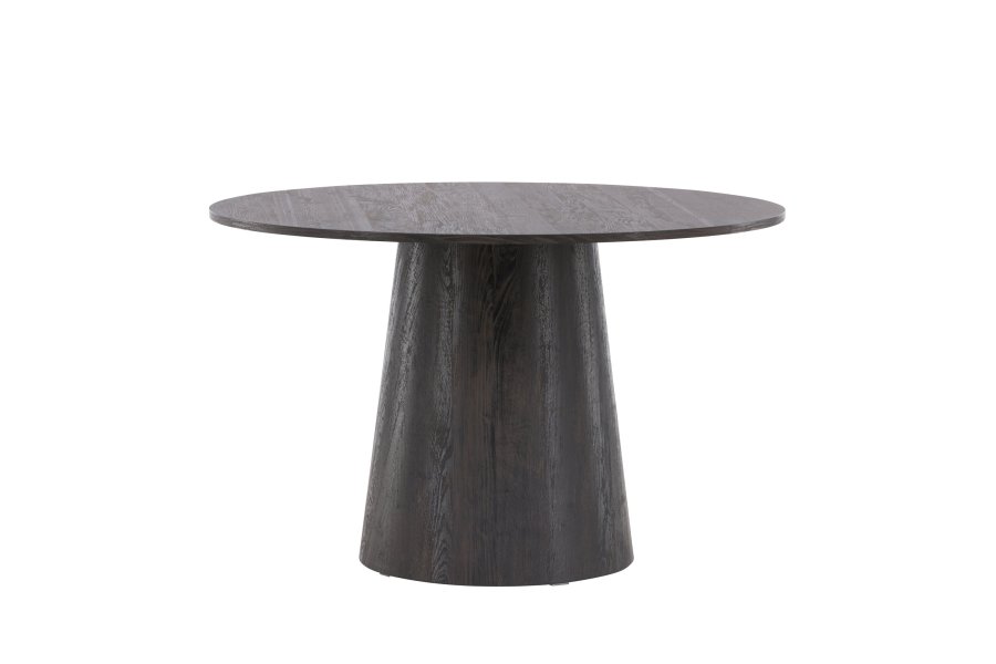 VENTURE DESIGN Lanzo spisebord, rund - mocca MDF (120)