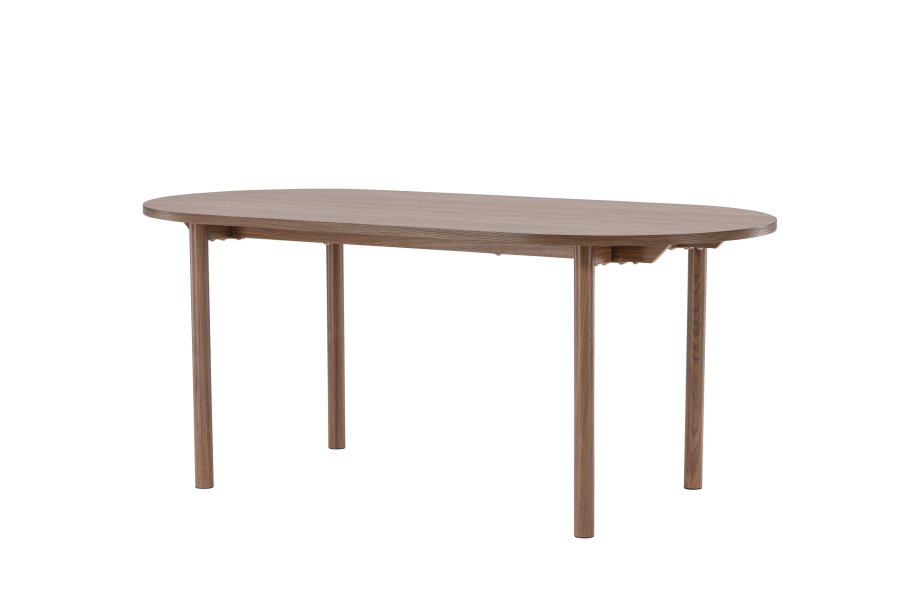 VENTURE DESIGN Andy spisebord, oval - natur MDF og stl (180x75)