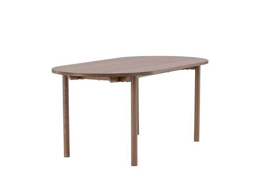 VENTURE DESIGN Andy spisebord, oval - natur MDF og stl (180x75)