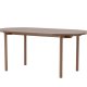 VENTURE DESIGN Andy spisebord, oval - natur MDF og stl (180x75)