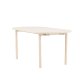 VENTURE DESIGN Andy spisebord, oval - hvidvasket MDF og stl (90x180)
