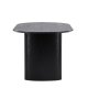 VENTURE DESIGN Isolde spisebord, oval - sort MDF (180x75)