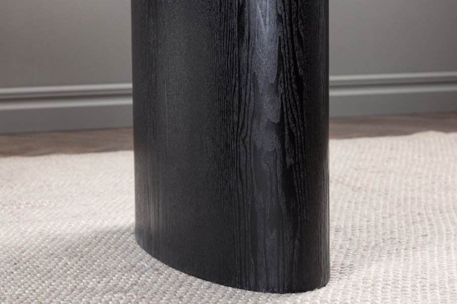 VENTURE DESIGN Isolde spisebord, oval - sort MDF (180x75)