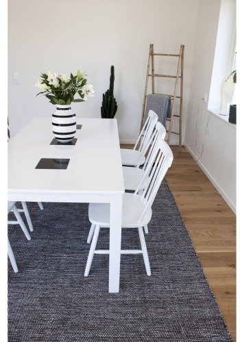 VENTURE DESIGN Lönneberga spisebordsstol - hvid gummitr