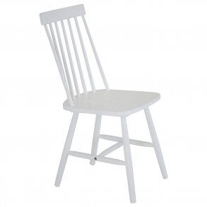 VENTURE DESIGN Lönneberga spisebordsstol - hvid gummitr