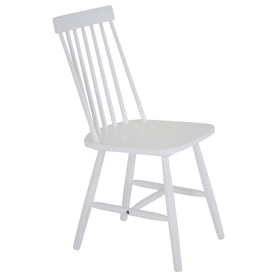 VENTURE DESIGN Lönneberga spisebordsstol - hvid gummitr