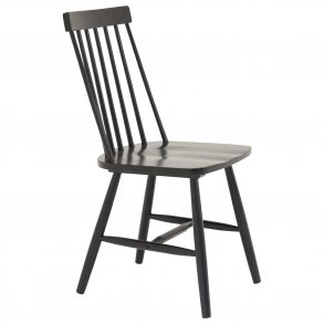 VENTURE DESIGN Lönneberga spisebordsstol - sort gummitr