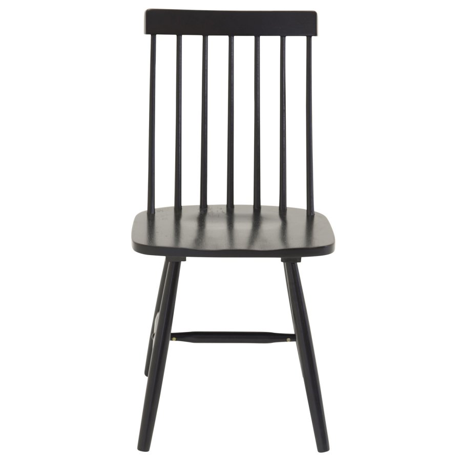 VENTURE DESIGN Lönneberga spisebordsstol - sort gummitr