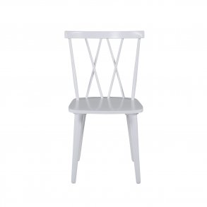 VENTURE DESIGN Mariannelund spisebordsstol - hvid gummitr