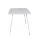 VENTURE DESIGN Polar spisebord - hvid MDF og hvid metal (120x80)