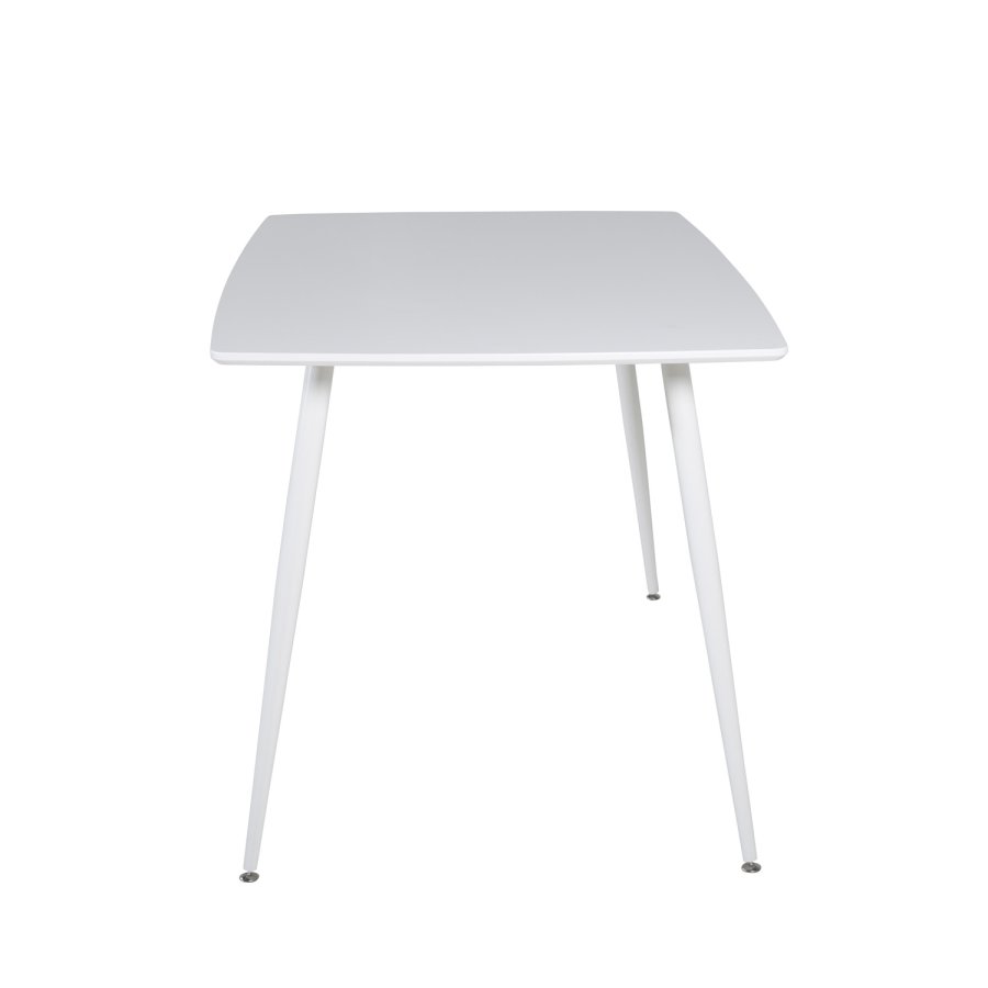VENTURE DESIGN Polar spisebord - hvid MDF og hvid metal (120x80)