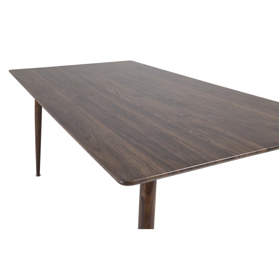 VENTURE DESIGN Polar spisebord - valnddebrun MDF og valnddebrun metal (180x90)