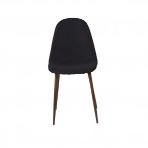 VENTURE DESIGN Polar spisebordsstol - sort polyester og valndfolie metal