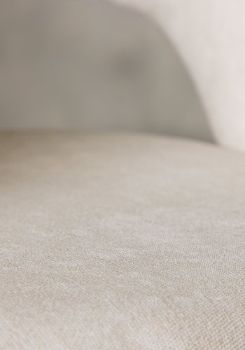 VENTURE DESIGN Day spisebordsstol, m. armln - hvid hr og mat sort stl