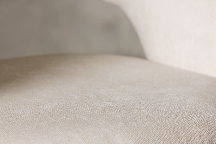 VENTURE DESIGN Day spisebordsstol, m. armln - hvid hr og mat sort stl