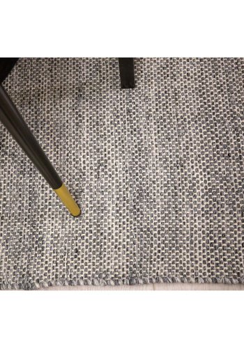 VENTURE DESIGN Devi gulvtppe - grafitgr polyester og bomuld (170x240)