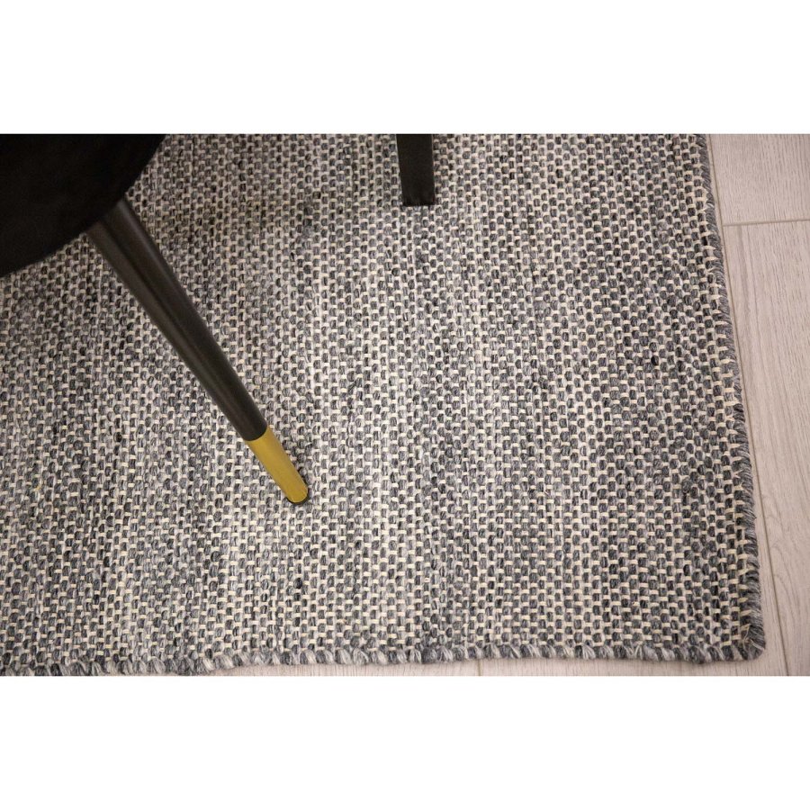 VENTURE DESIGN Devi gulvtppe - grafitgr polyester og bomuld (170x240)