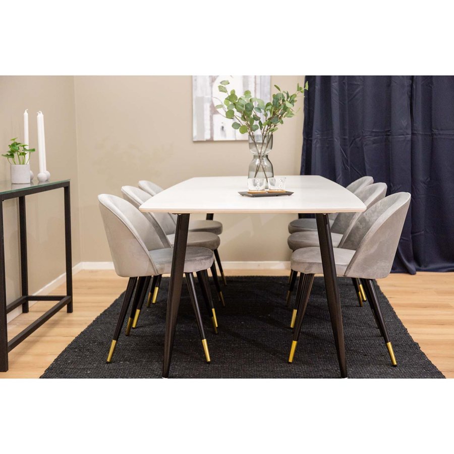 VENTURE DESIGN Kali gulvtppe - sort jute (170x240) 