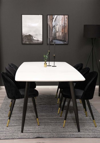 VENTURE DESIGN Devi gulvtppe - grafitgr polyester og bomuld (170x240)