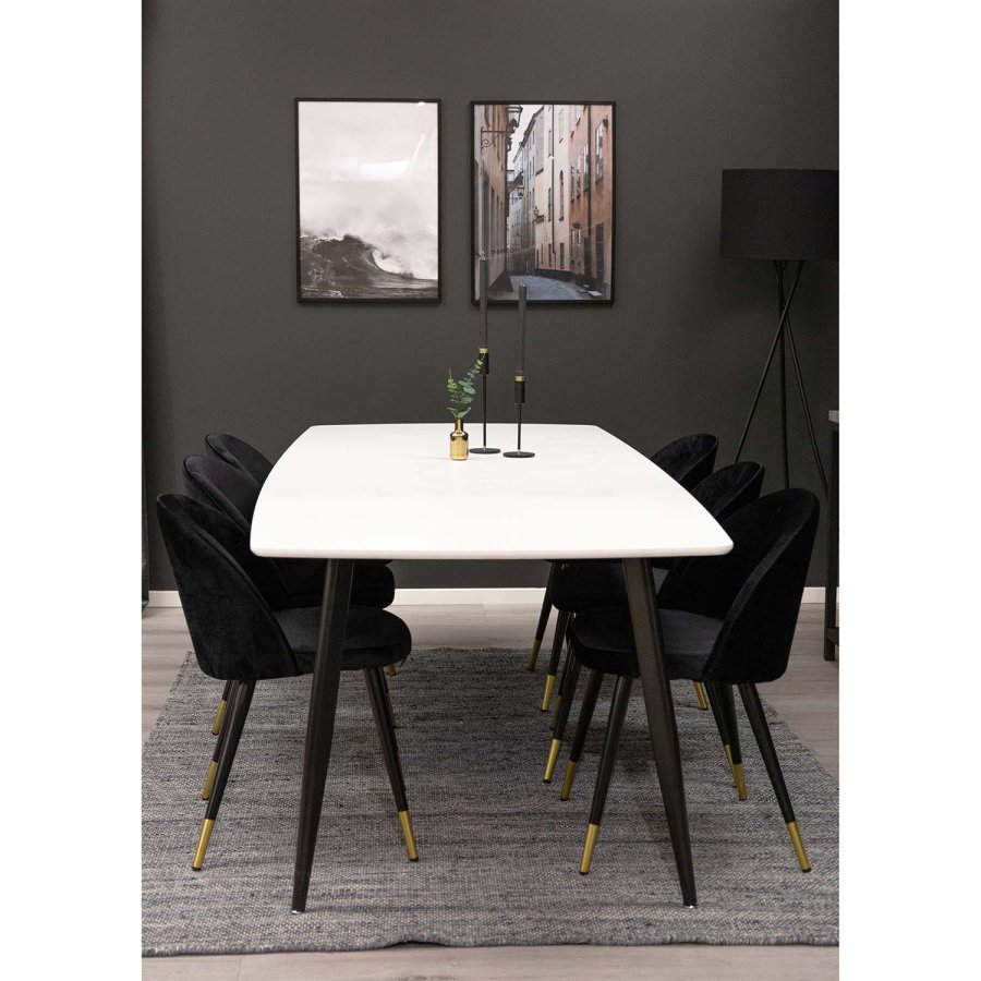 VENTURE DESIGN Devi gulvtppe - grafitgr polyester og bomuld (170x240)