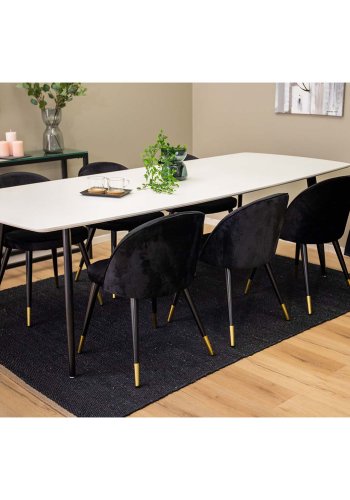 VENTURE DESIGN Kali gulvtppe - sort jute (170x240) 