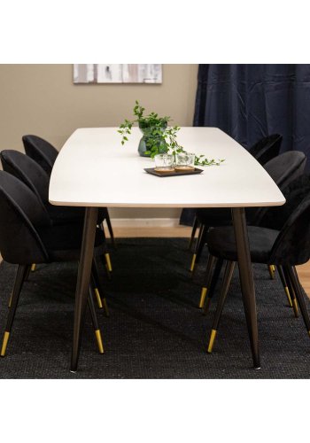 VENTURE DESIGN Kali gulvtppe - sort jute (170x240) 