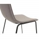 VENTURE DESIGN X-Chair spisebordsstol - gr polyester og sort metal