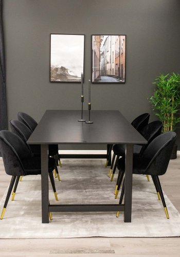 VENTURE DESIGN Indra gulvtppe - slv viskose og bomuld (170x240)