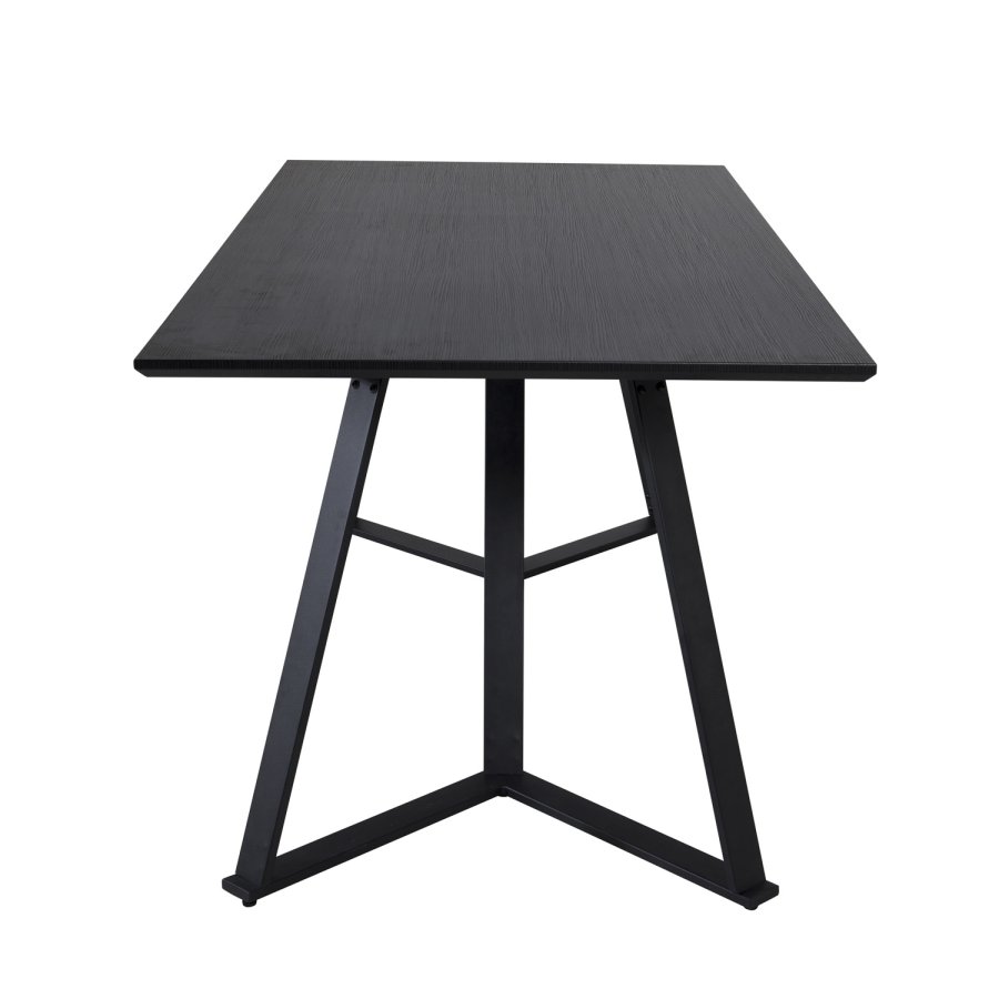 VENTURE DESIGN Marina spisebord - sort MDF og sort metal (180x90) 