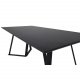 VENTURE DESIGN Marina spisebord - sort MDF og sort metal (180x90) 