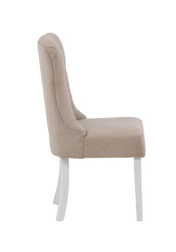 VENTURE DESIGN Vista spisebordsstol - beige hr og hvid eg