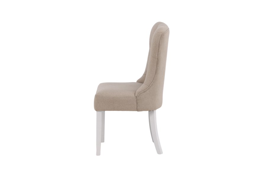 VENTURE DESIGN Vista spisebordsstol - beige hr og hvid eg