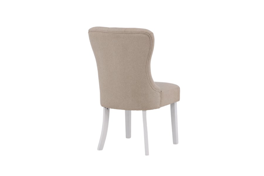 VENTURE DESIGN Vista spisebordsstol - beige hr og hvid eg