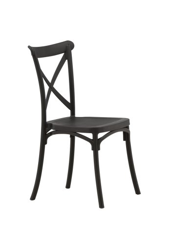 VENTURE DESIGN Crosett spisebordsstol - matsort plastik