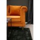 VENTURE DESIGN Velvet 3 pers. sofa - orange velour og tr
