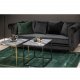 VENTURE DESIGN Velvet 3 pers. sofa - sort velour og tr