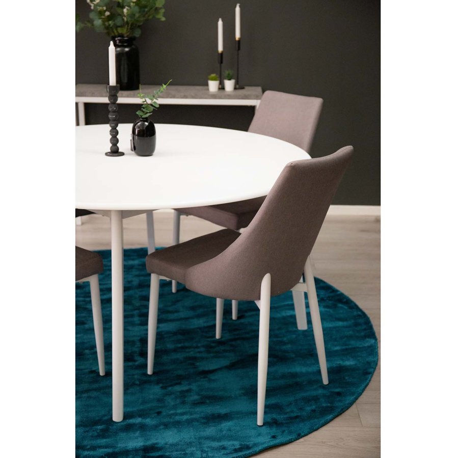 VENTURE DESIGN Indra gulvtppe - turkis viskose og bomuld (200)