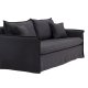 VENTURE DESIGN Nova 3 pers. sofa - sort stof og plastik