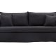 VENTURE DESIGN Nova 3 pers. sofa - sort stof og plastik