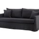 VENTURE DESIGN Nova 3 pers. sofa - sort stof og plastik